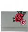 LouLou Essentiels  Wallet Wild Roses grey (003)